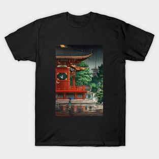 Asakusa Kannondo Temple by Tsuchiya Koitsu T-Shirt